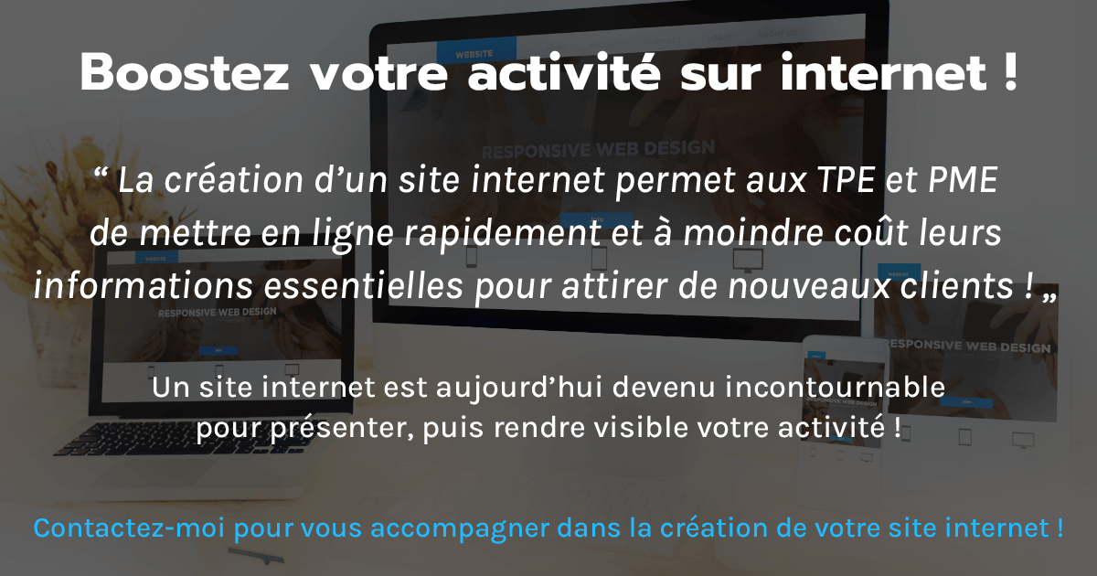 Jecreevotresite.fr : création de sites internet clé en main - Boostez votre activité sur internet !