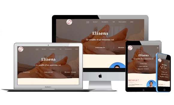 Jecreevotresite.fr : création de sites internet clé en main – Site pour un cabinet de réflexologie