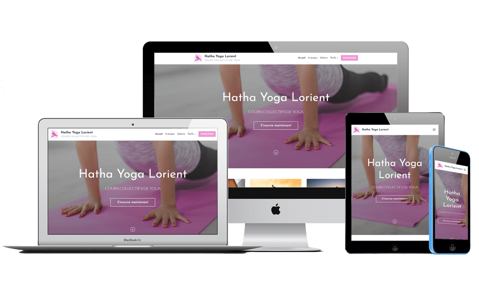 Jecreevotresite.fr : création de sites internet clé en main – Site pour des cours de yoga