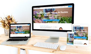 Jecreevotresite.fr : création site internet de fleuriste - Vignette